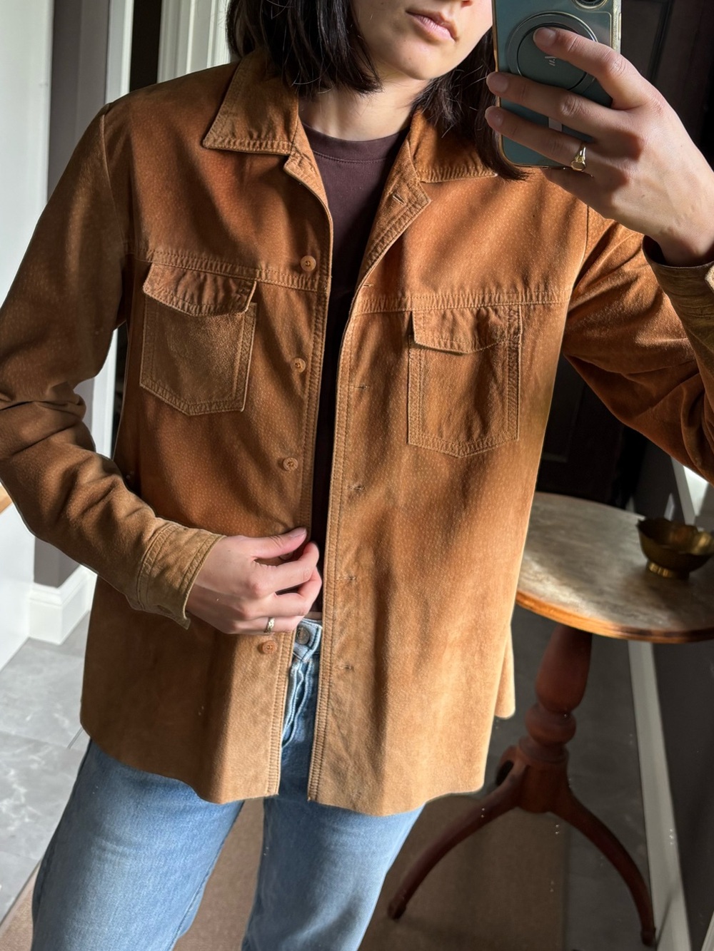 Vintage Danier Brown Suede Jacket